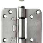 Intersteel Glijlagerscharnier Ronde hoek 89x89 mm rvs