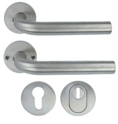 SKG3 Veiligheid Achterdeur Set Martijn Rond rvs