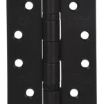 Kogellagerscharnier 102x76x3 mm rechte hoek zwart