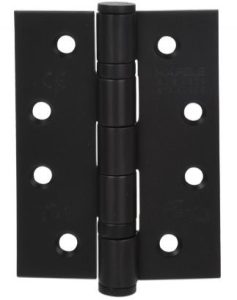 Kogellagerscharnier 102x76x3 mm rechte hoek zwart