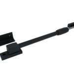 Telescopische raamuitzetter 30 cm zwart