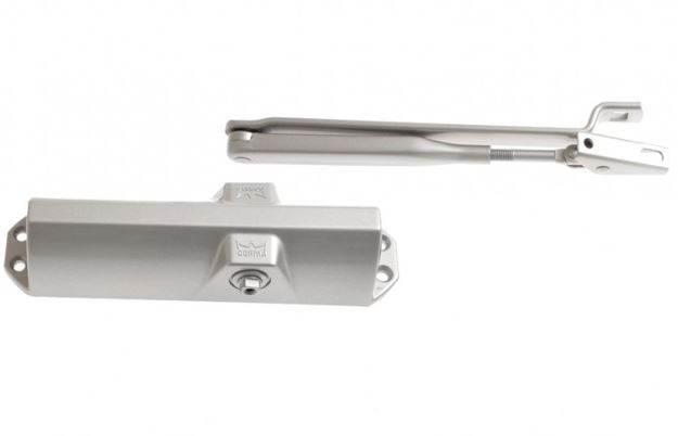 Deurdranger Dorma TS 68 met schaararm zilverkleur