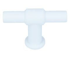 T-greep 55 mm mat wit