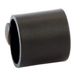 Greep Leder Drum zwart/zwart 32 mm