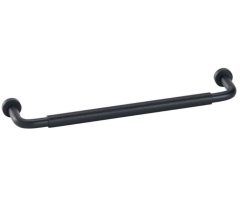 Greep Leder Lounge zwart/zwart 160 mm