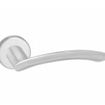 Deurklink Watton op Rond rozet rvs