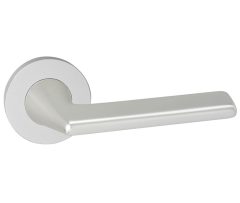 Deurklink Bristol op Rond Rozet Aluminium F1