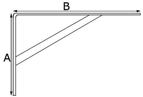 Plankdrager BEAM met schoor 205x295 mm staal verzinkt - Afbeelding 2