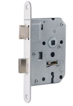 Mauer Dag-en nacht klavierslot 1535 SL56 Met Wit Gelakte Voorplaat