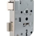 Mauer Dag-en nacht klavierslot 1535 SL56 rvs Voorplaat