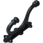 Kapstokhaak Kim ijzer zwart