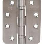 Kogellagerscharnier 102x76x3 mm Ronde hoek rvs