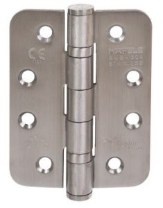 Kogellagerscharnier 102x76x3 mm Ronde hoek rvs