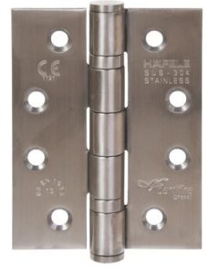 Kogellagerscharnier 102x76x3 mm rechte hoek rvs