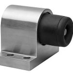 Deurstopper vloermodel geveerde stootbuffer Robusto rvs
