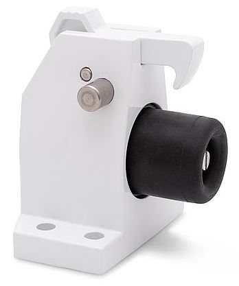 Deurvastzetter vloermodel incl. opvanghaak & geveerde stootbuffer Robusto wit