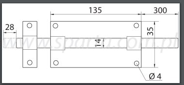 Grendel 411 - 300 zwart - Afbeelding 2