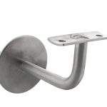 P+E Leuninghouder rond ø58mm hol zadel rvs geborsteld