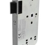 P+E Loopslot DIN links met rvs geborstelde voorplaat 235x20mm