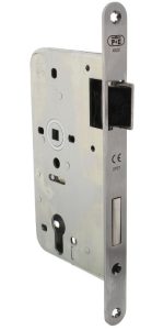 P+E Dag- en nachtslot PC72 DIN rechts met rvs geborstelde voorplaat 235x20mm