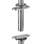 Pivot/taatsdeurscharnier rvs