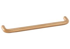 Draadgreep inox Ø10 mm goud gesatineerd 96 mm