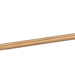 Draadgreep inox Ø10 mm goud gesatineerd 224 mm