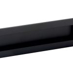 Schuifdeurkom 160 x 50 mm zwart