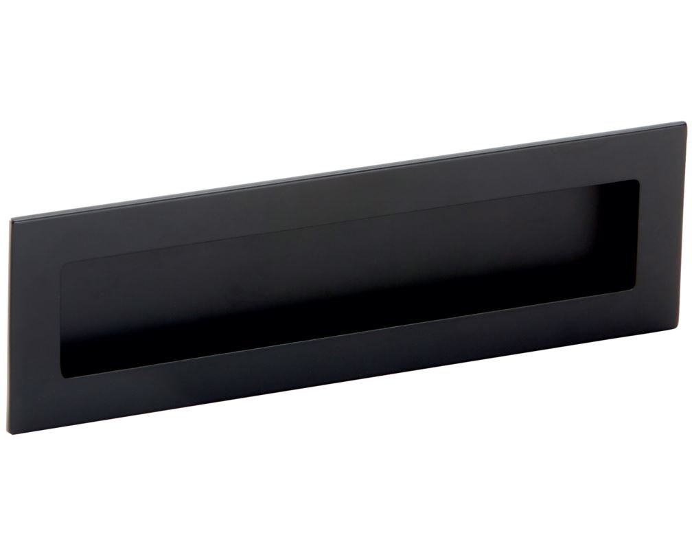 Schuifdeurkom 160 x 50 mm zwart