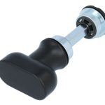 Knop WC-garnituur NUDA PURO mat zwart