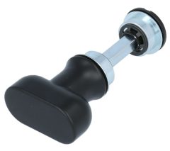 Knop WC-garnituur NUDA PURO mat zwart