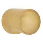 Knop met inkeping goud gesatineerd