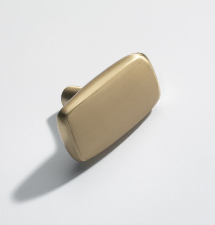 Knop LINGOT 60 mm goud gesatineerd - Afbeelding 2