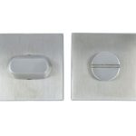 WC-sluiting Vierkant 8 mm mat rvs