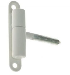 Renovatiescharnier voor opschroeven/inboren Wit