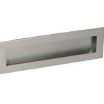 Schuifdeurkom 160 x 50 mm mat nikkel