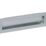 Schuifdeurkom 160 x 50 mm mat chroom