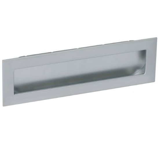 Schuifdeurkom 160 x 50 mm mat chroom