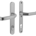 Intersteel SKG3 smalschilden PC 92 geveerd kruk/kruk verkropt met kerntrek beveiliging Aluminium F1