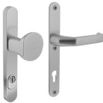 Intersteel SKG3 smalschilden PC 92 geveerd greep/kruk verkropt met kerntrek beveiliging aluminium F1