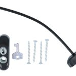 VEILIG Raam Beveiliging Afsluitbaar zwart