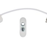 VEILIG Raam Beveiliging Afsluitbaar Wit