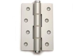 Deurveerscharnier enkel 120x80 mm aluminium zilvergrijs