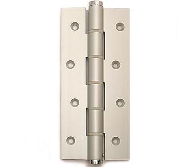 Deurveerscharnier enkel 180x30mm aluminium zilvergrijs