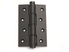 Deurveerscharnier enkel 120x80mm aluminium zwart