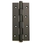 Deurveerscharnier enkel 180x30mm aluminium zwart