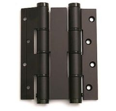 Deurveerscharnier dubbelwerkend 120x30 mm aluminium zwart