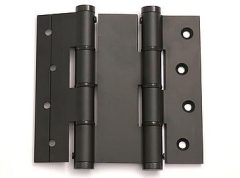Deurveerscharnier dubbelwerkend 120x40mm aluminium zwart