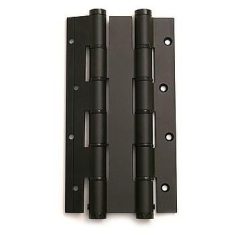Deurveerscharnier dubbelwerkend 180x30mm aluminium zwart