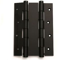 Deurveerscharnier dubbelwerkend 180x40mm aluminium zwart